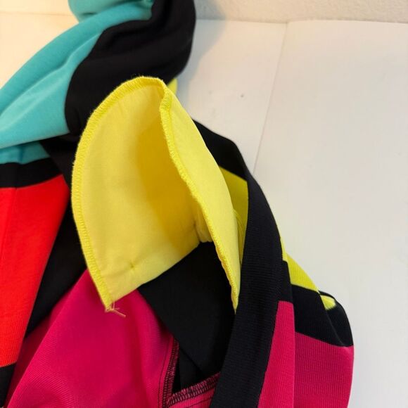 Misook Colorblock Open Front Cardigan Size PL - Picture 7 of 8